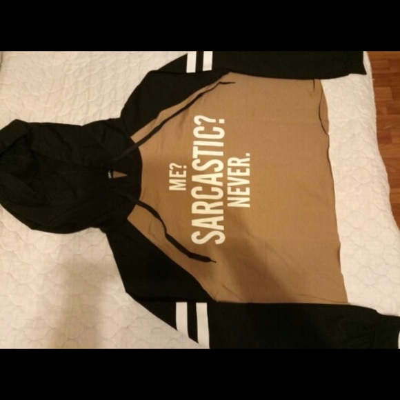 ROMWE Drawstring Colorblock Letter Varsity Striped - Picture 4 of 5